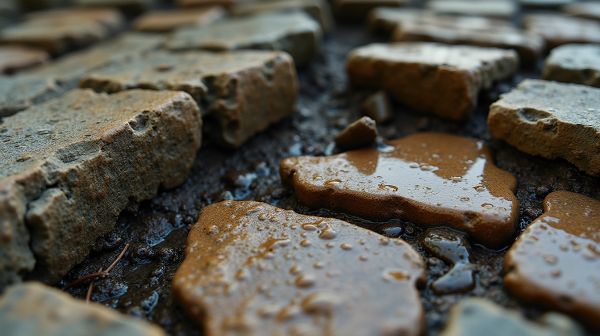 Pourquoi un mur enterré laisse remonter l'humidité par capillarité